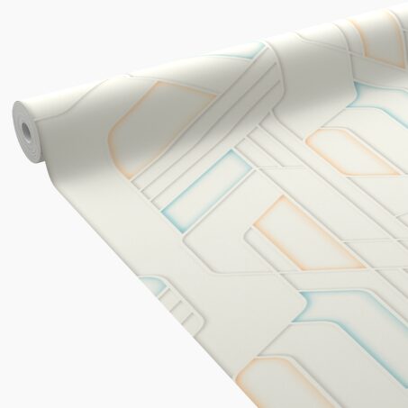 4MURS Papier peint intissé RAYNE coloris blanc