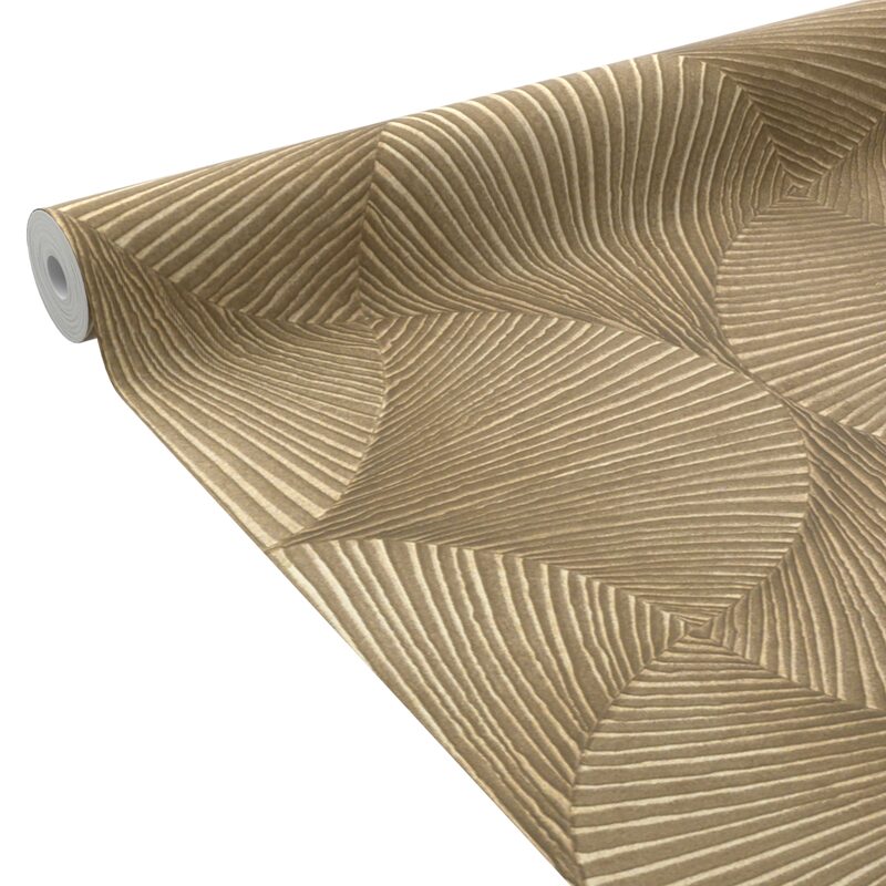 Papier peint intissé MELCHIOR coloris doré