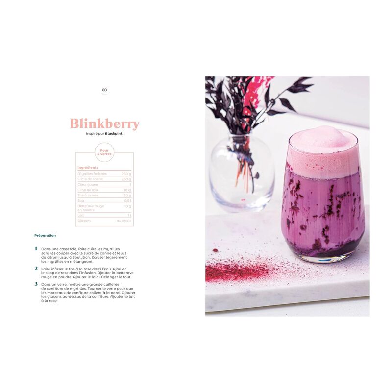 Livre culinaire K-POP DRINKS