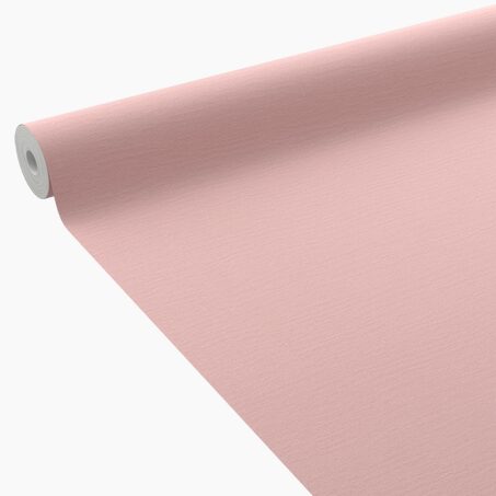 Papier peint intissé FLORENTINE coloris rose poudré