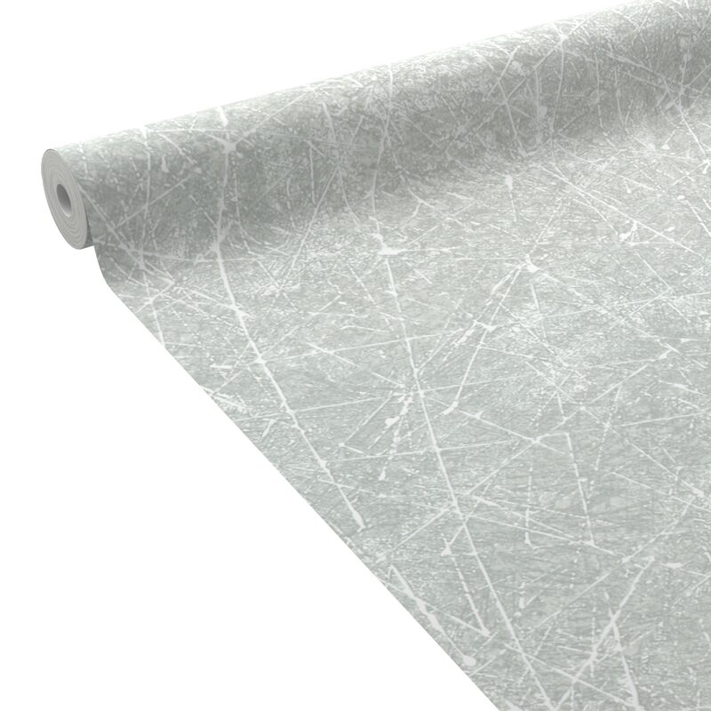 Papier peint intissé ARION coloris gris argenté