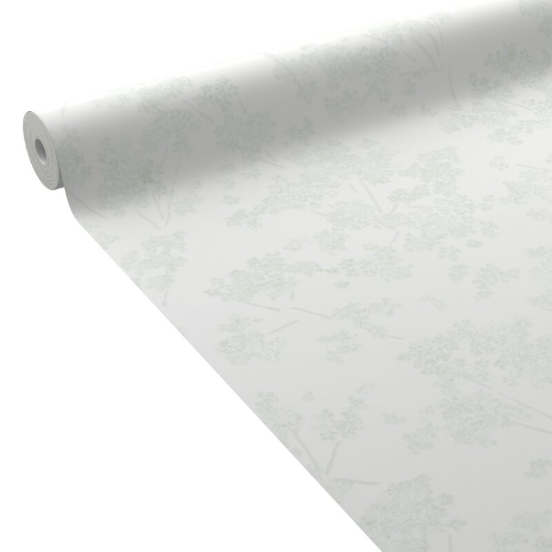 Papier peint intissé AUDELIA coloris vert de gris