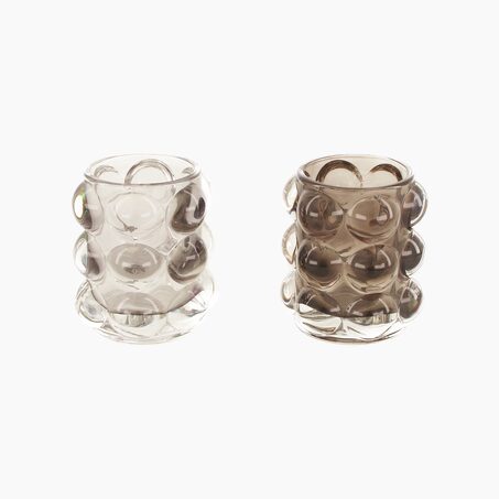 Photophore DUO GRIS coloris gris
