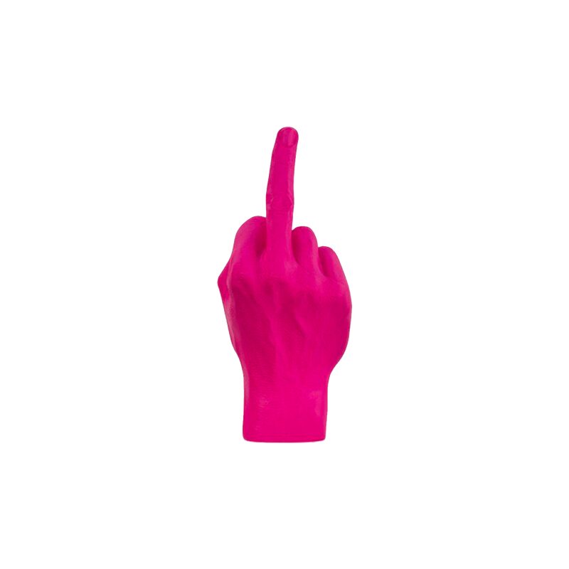 Figurine LE DOIGT coloris rose