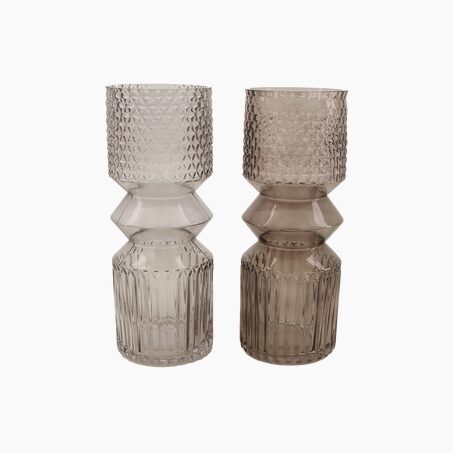Vase TOTEM coloris gris