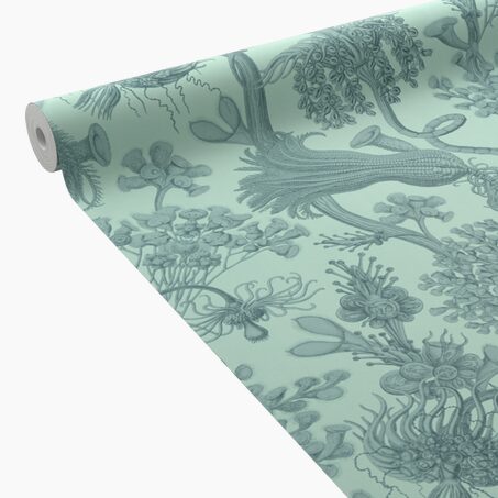 4MURS Papier peint intissé CYRIAC coloris bleu givré