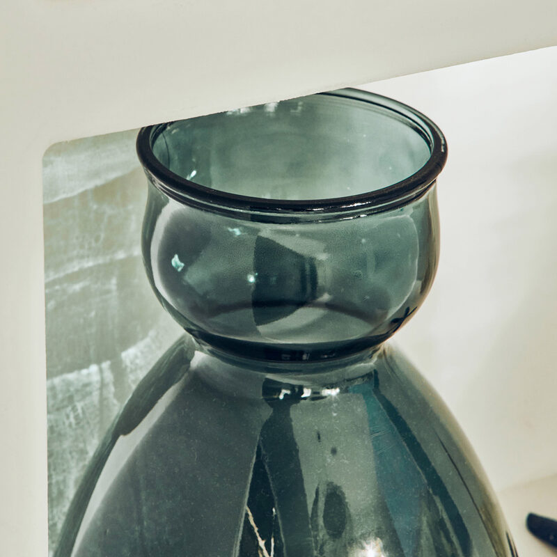 Vase BUBBLE coloris Vert foncé