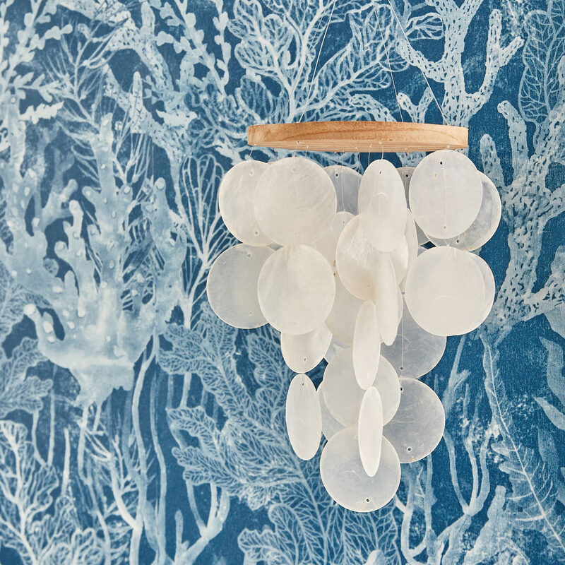 Décoration à suspendre RIA coloris blanc