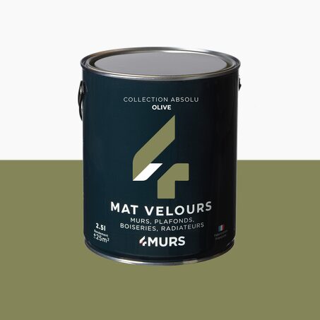 Absolu Peinture Peinture olive Mat 2,5 L