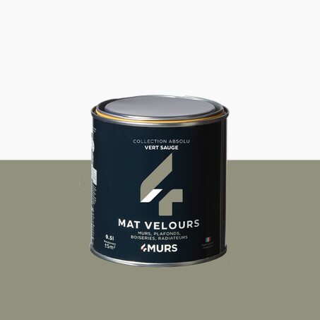 Absolu Peinture Peinture vert sauge Mat 0,5 L