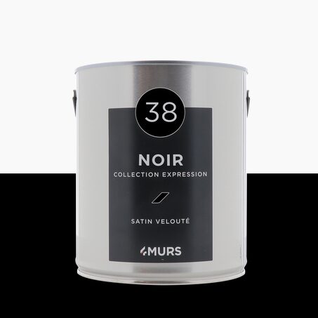 Expression Peinture Peinture noir Satiné 2,5 L