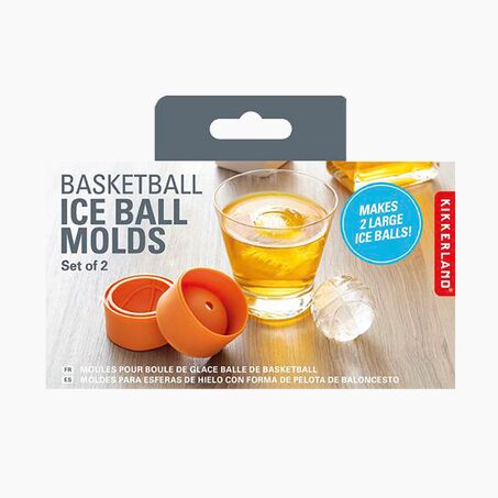 Kikkerland Moules à glaçons BASKET coloris orange