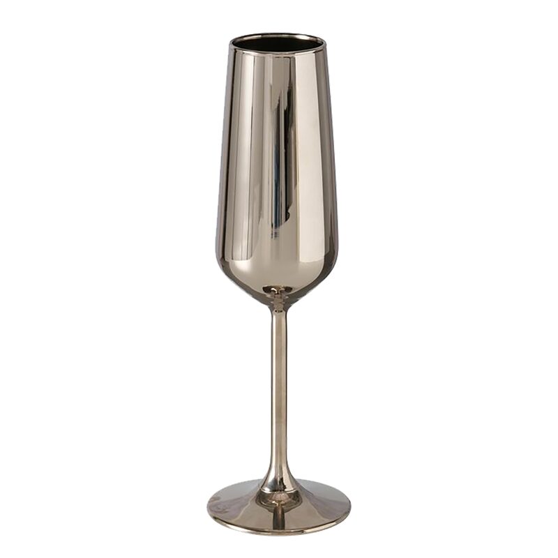 Verre ADORA coloris argent hauteur 22 cm