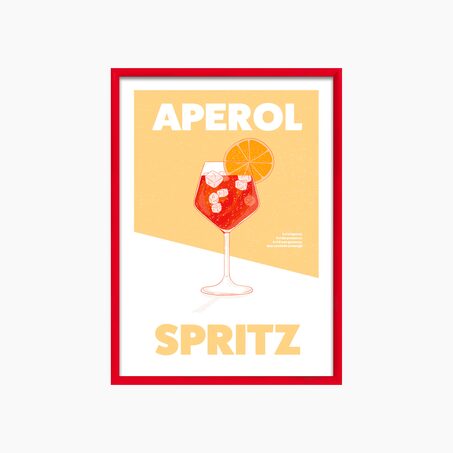 4MURS Image encadrée SPRITZ 30 x 45 cm