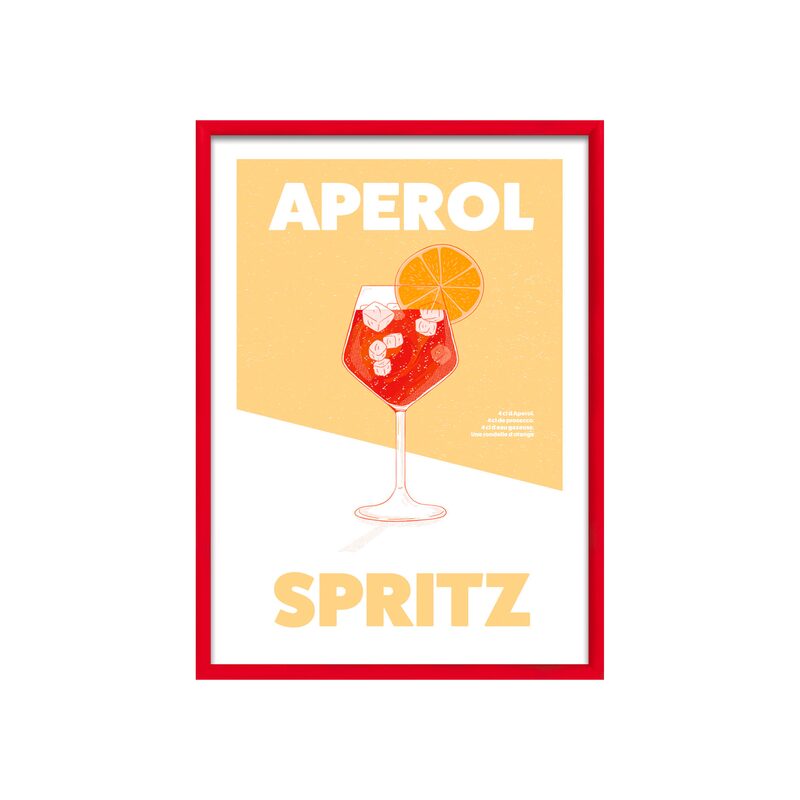 Image encadrée SPRITZ 30 x 45 cm