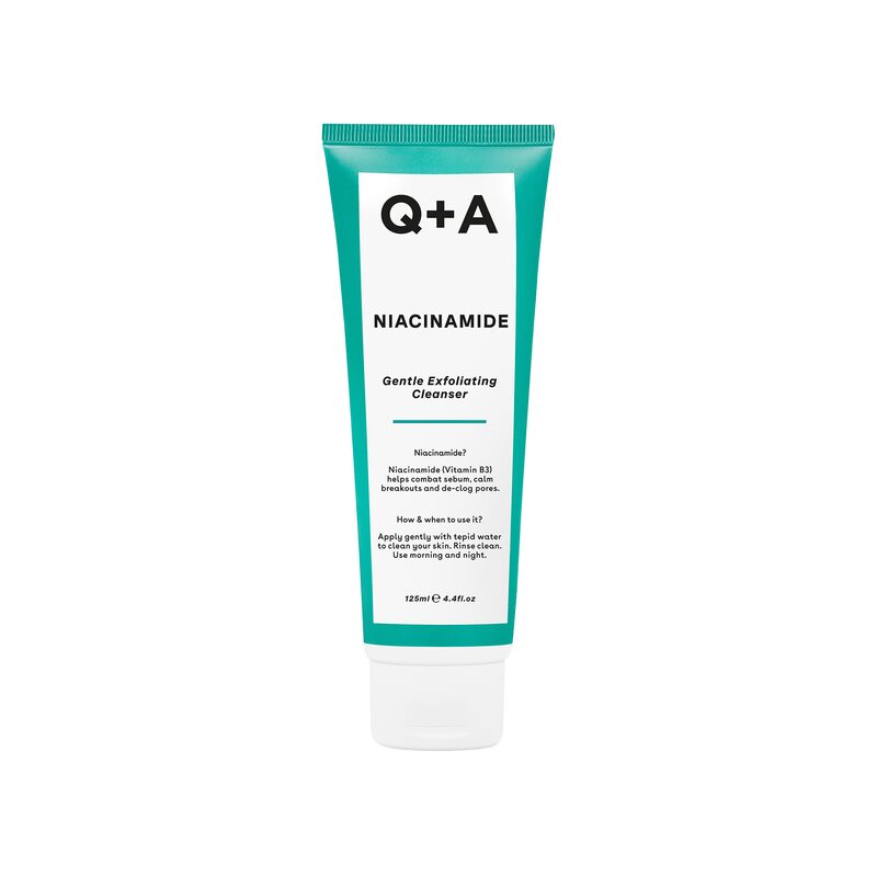 Q+A Soin visage NETTOYANT EXFOLIANT DOUX NIACINAMIDE