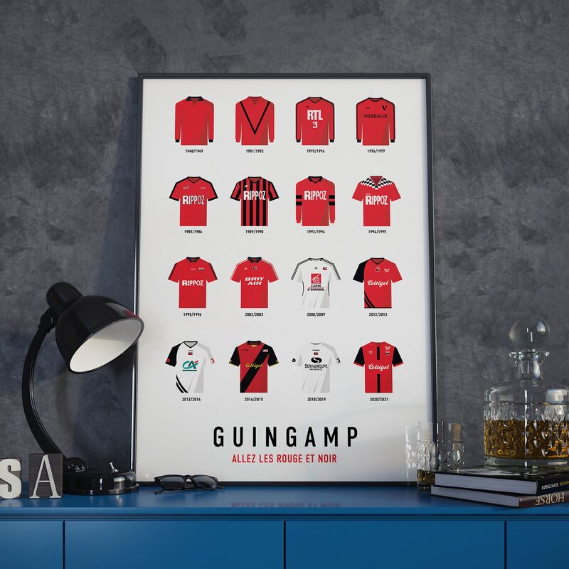 Affiche EAG MAILLOTS HISTORIQUES 40 x 60 cm