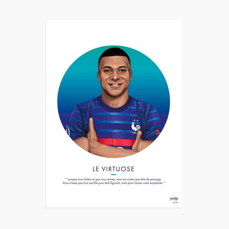 Asap Creative Studio Affiche LE VIRTUOSE 30 x 40 cm