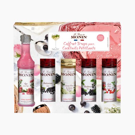 Monin Coffret SIROPS MINI PÉTILLANT