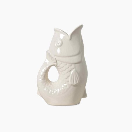 Opjet Vase POISSON coloris blanc