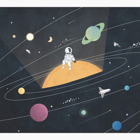 4MURS Papier peint panoramique XL ELIE GALAXY 300 x 270 cm