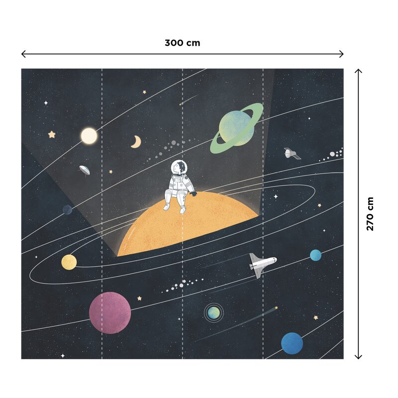 Papier peint panoramique XL ELIE GALAXY 300 x 270 cm