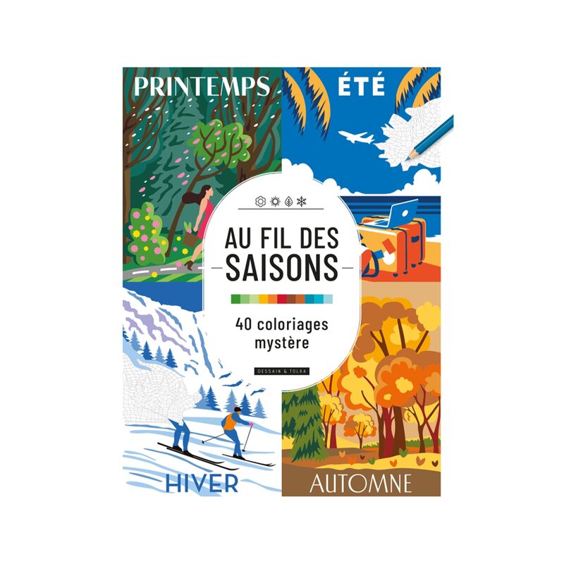 Coloriage AU FIL DES SAISONS