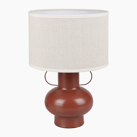 Ostaria Lampe à poser AMPHORE coloris terracotta 33 x 22 cm