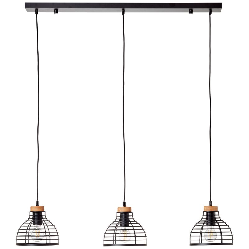 Suspension AVIA coloris noir 120 x 100 cm diamètre 100 cm