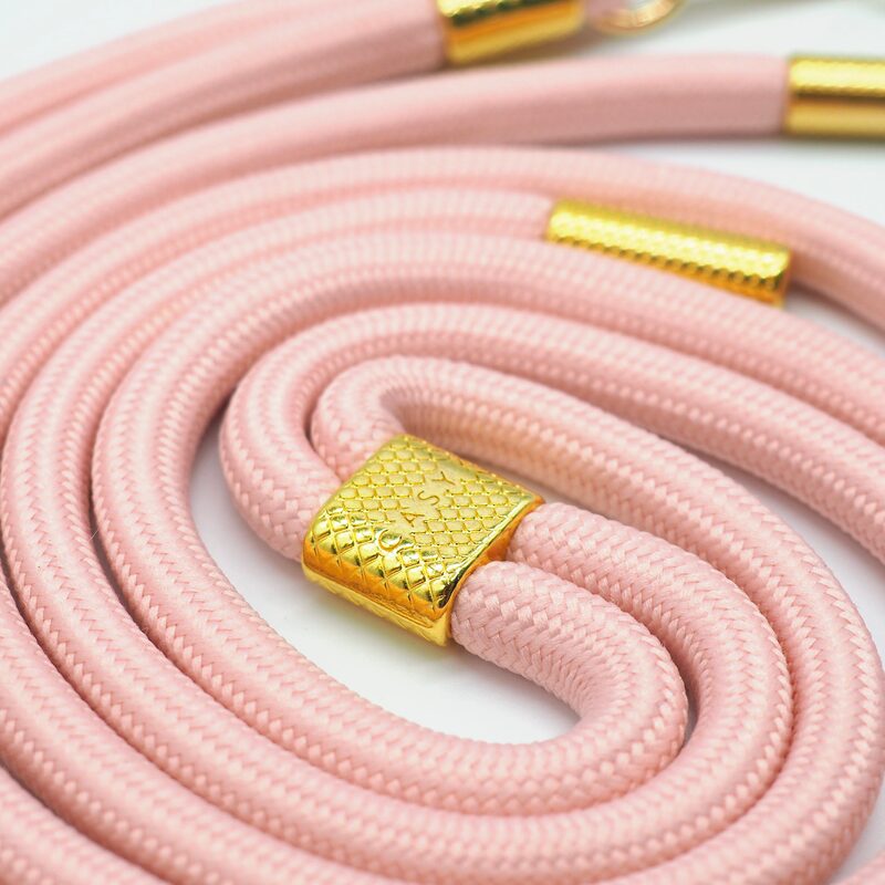 Cordon de téléphone UNIVERSEL POUDRÉ coloris rose poudré