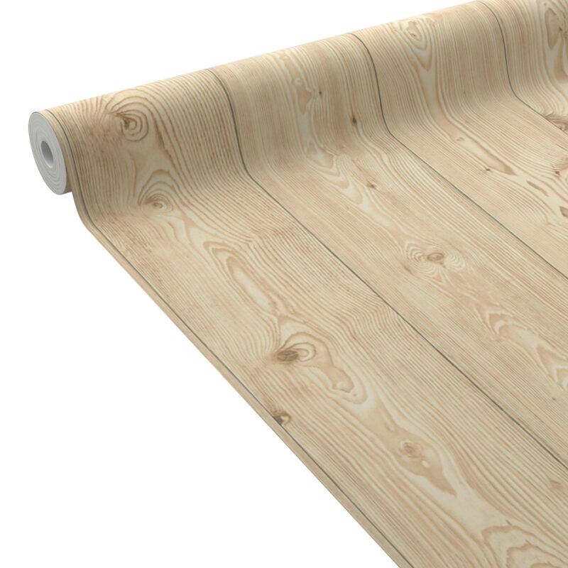 Papier peint intissé BROOKWOOD coloris bois chaud