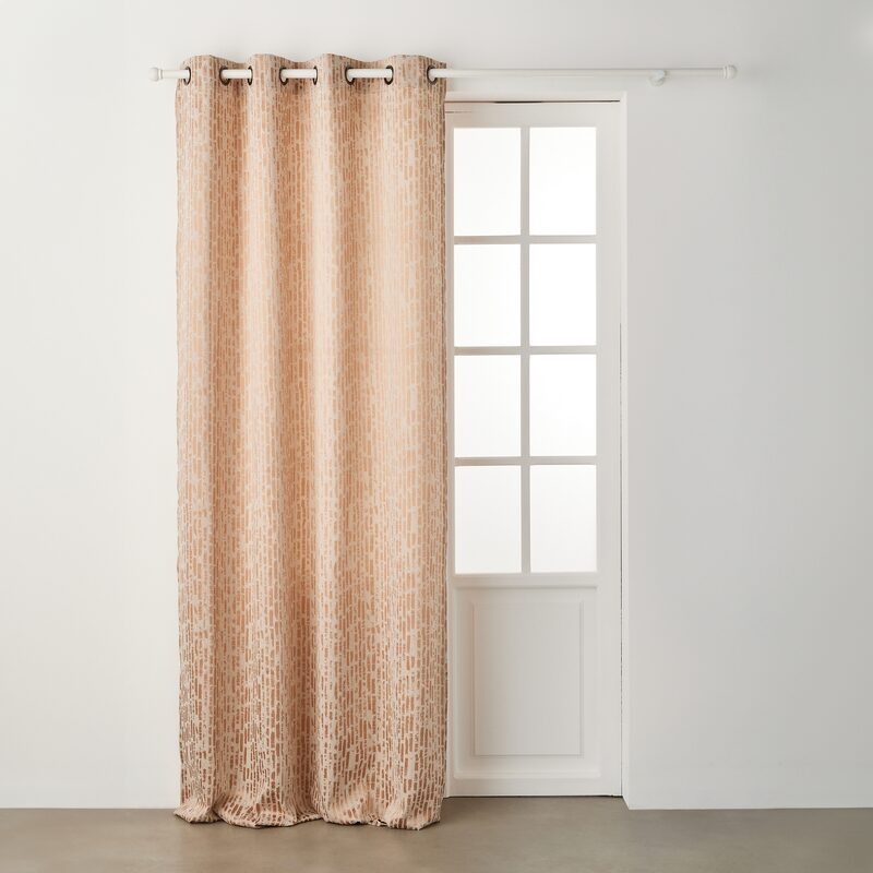 Rideau JHANES coloris mordoré 140 x 260 cm