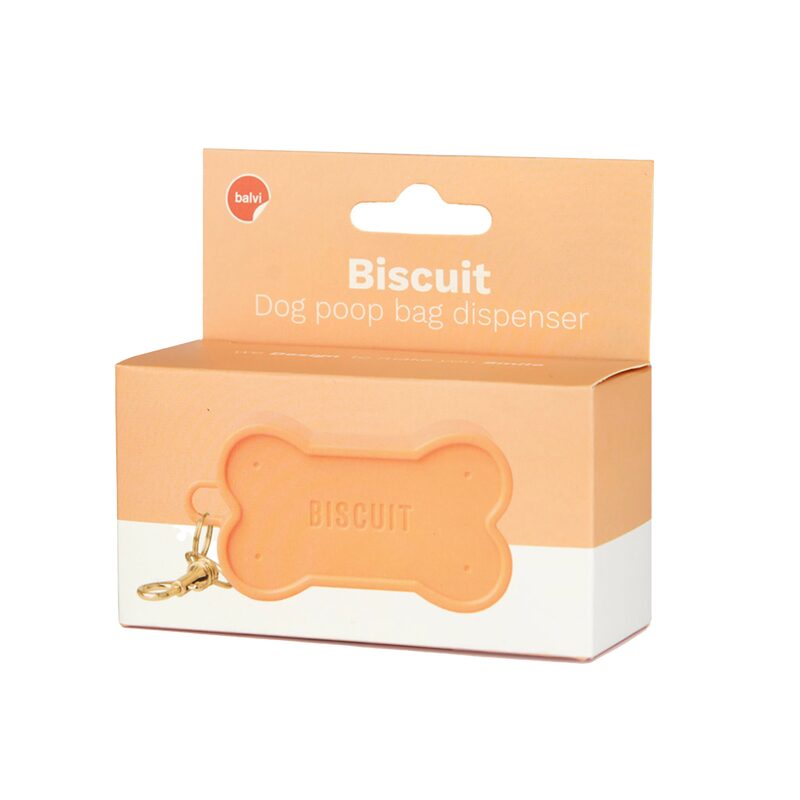 Accessoire animaux DISTRIBUTEUR DE SACS coloris orange