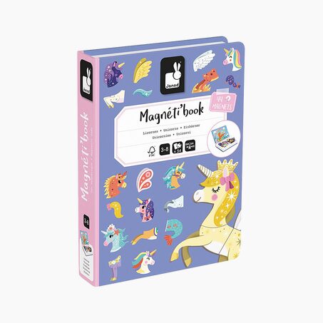 Janod Jeu éducatif MAGNETI'BOOK LICORNES