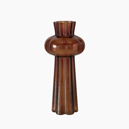 Vase MAHONI coloris brun