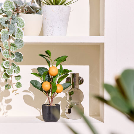 Vase MANZI coloris argent