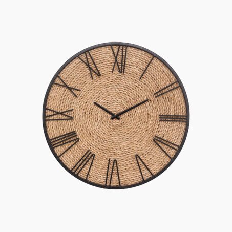 Horloge PAGLIA coloris noir et beige