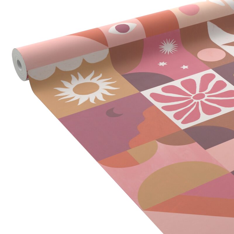 Papier peint intissé MYSTIC coloris multicolore