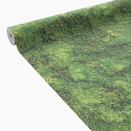 Papier peint intissé MOSS coloris vert mousse