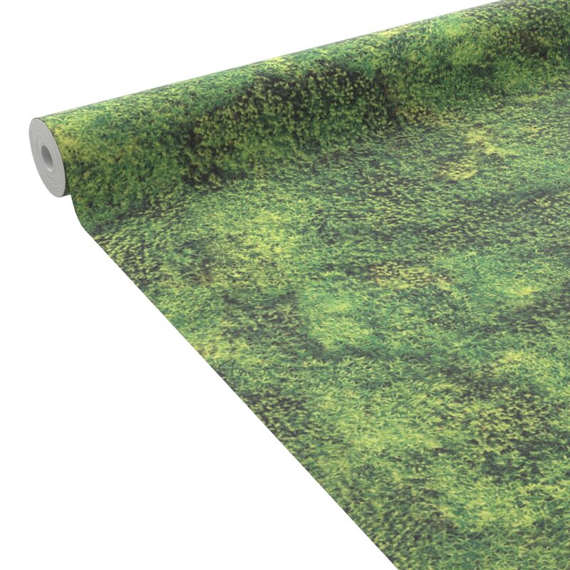Papier peint intissé MOSS coloris vert mousse