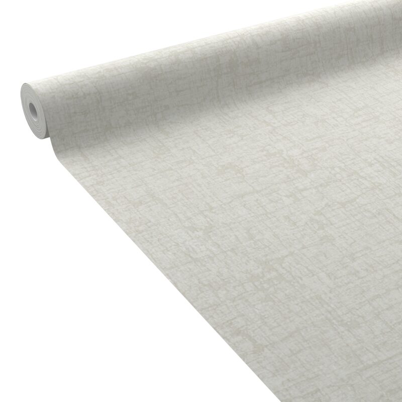 Papier peint intissé NAJA coloris blanc crème