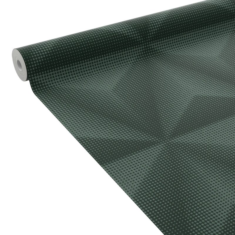 Papier peint intissé BERLY coloris vert foret