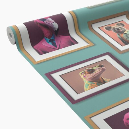 Papier peint intissé ORIGINAL PORTRAIT coloris multicolore