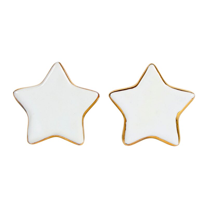 Patère ÉTOILE coloris blanc