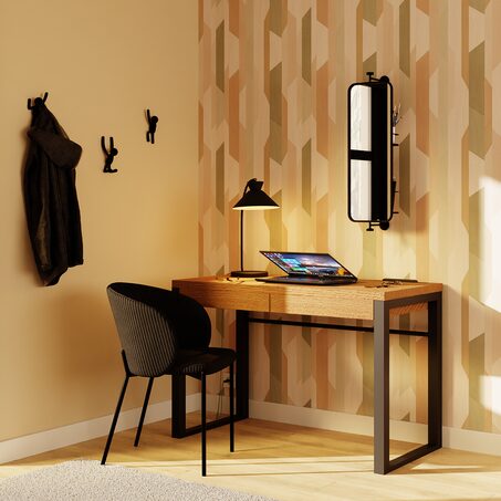Bureau BECKETT coloris brun