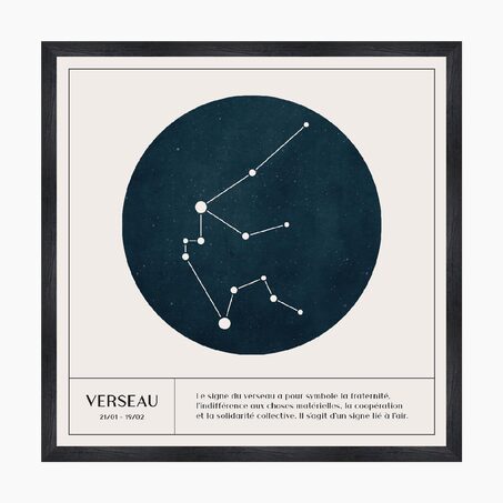 4MURS Tableau VERSEAU coloris blanc