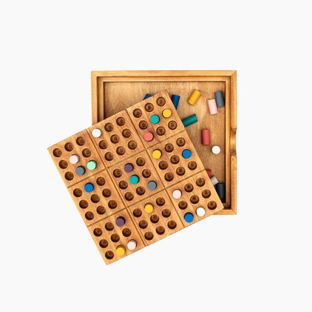 Jeu de société en bois SUDOKU COLOR