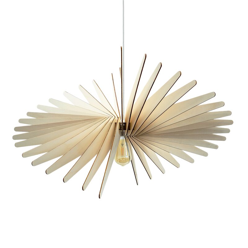 Suspension ALBATROS coloris bouleau 54 x 100 cm diamètre 100 cm