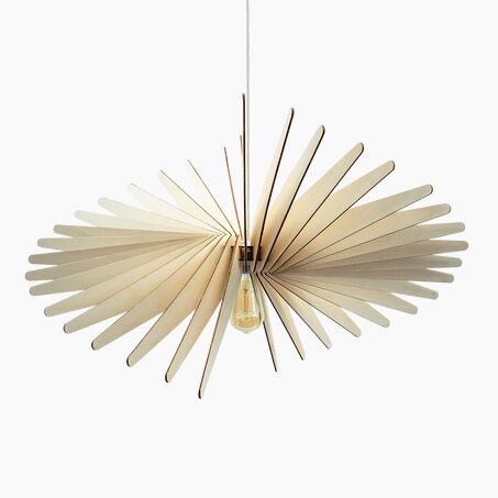 ATELIER LOUPIOTE Suspension ALBATROS bouleau 54 x 100 cm diamètre 100 cm