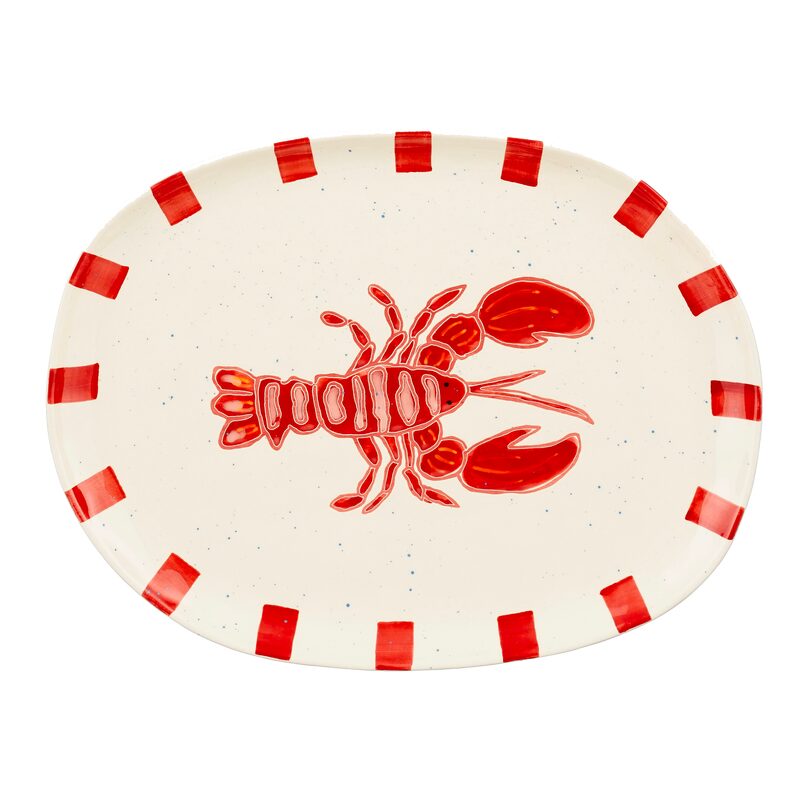 Assiette ARIANE coloris rouge